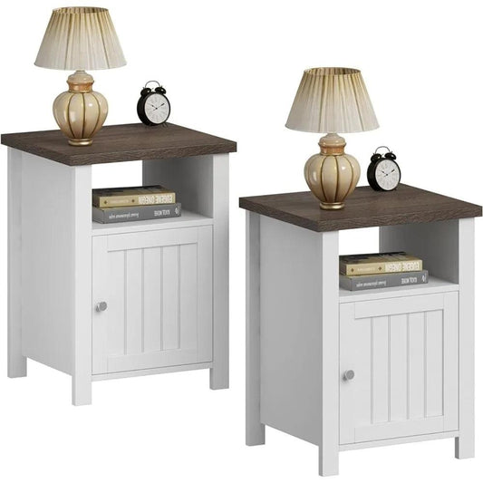Farmhouse Nightstands Set of 2 - Housestylz.com