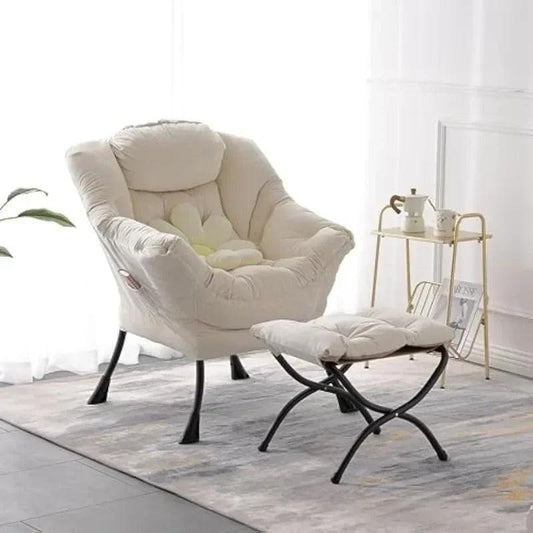 Modern Lazy Chair with Ottoman - Housestylz.com