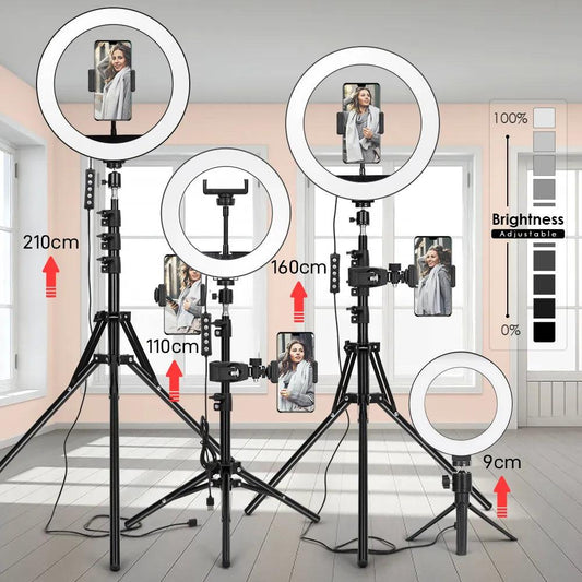 Tripod With LED Ring Light - Housestylz.com